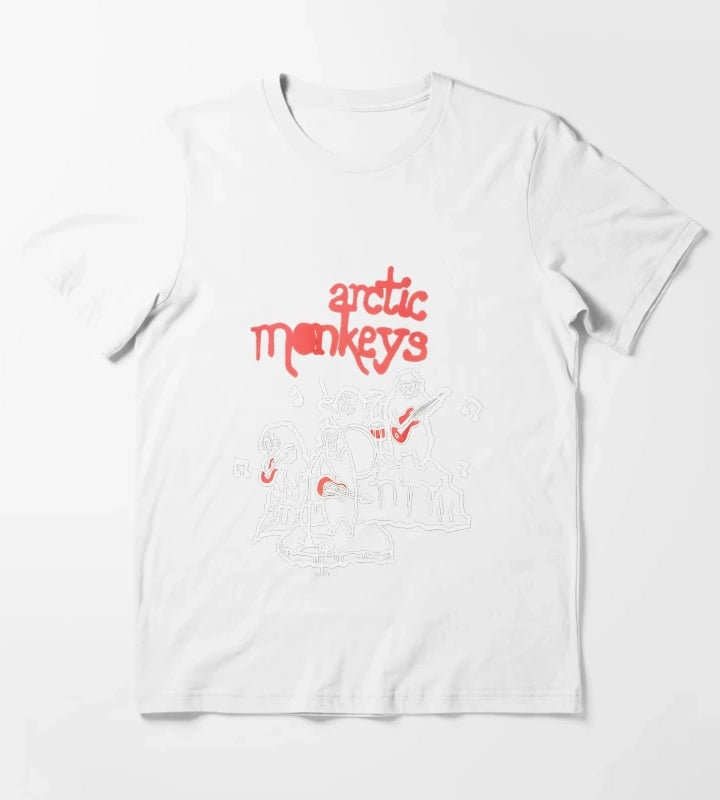 Arctic Monkeys 90S Vintage Rock Pop Music Band 22 TShirt T-Shirt White