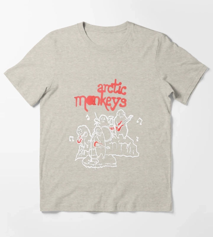 Arctic Monkeys 90S Vintage Rock Pop Music Band 22 TShirt T-Shirt Cream