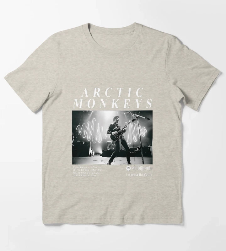 Arctic Monkeys 90S Vintage Rock Pop Music Band 34 TShirt T-Shirt Cream