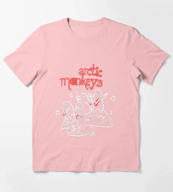 Arctic Monkeys 90S Vintage Rock Pop Music Band T-Shirt Dark Grey