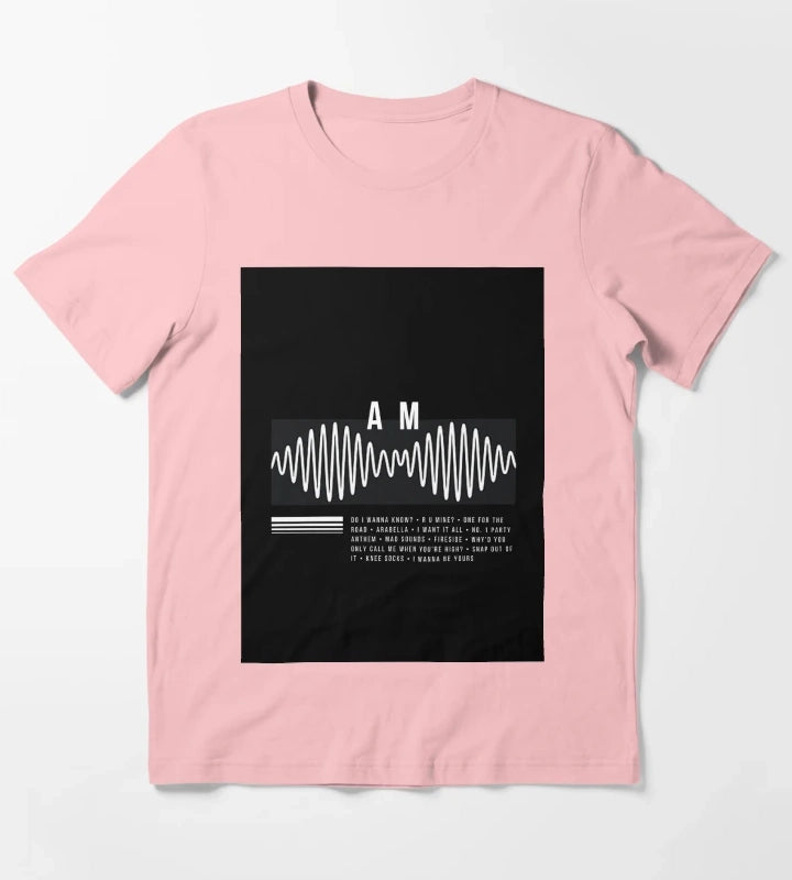 Arctic Monkeys AM Album Art T-Shirt Dark Grey