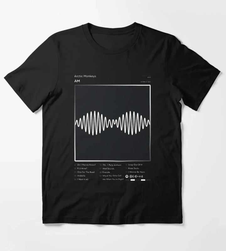 Arctic Monkeys AM Tracklist Album T-Shirt