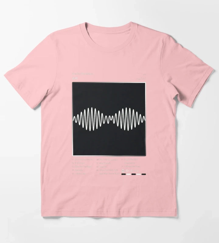 Arctic Monkeys AM Tracklist Album T-Shirt Dark Grey