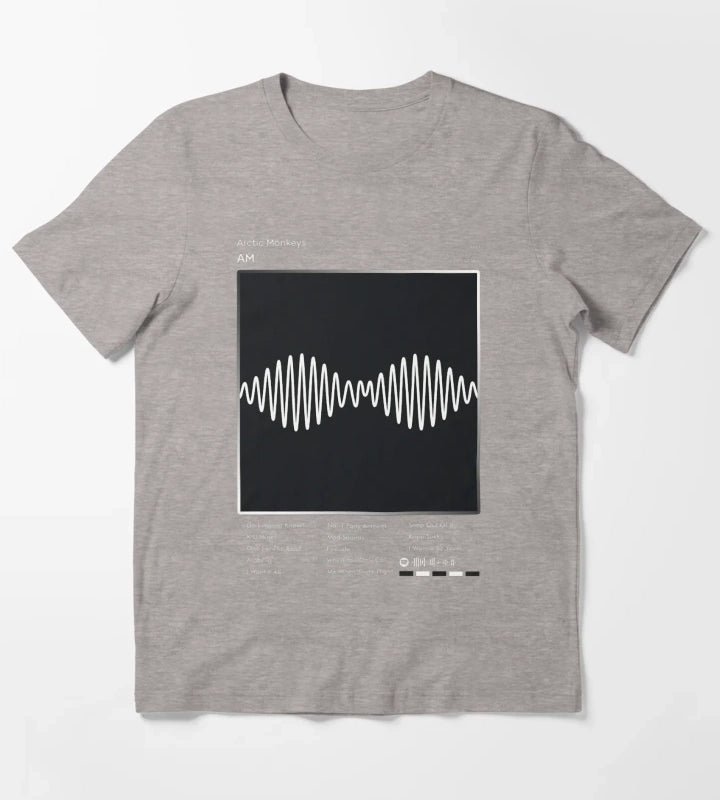 Arctic Monkeys AM Tracklist Album T-Shirt Heather Grey
