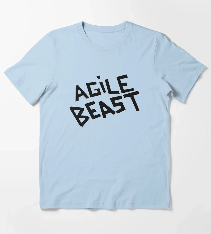 Arctic Monkeys Agile Beast tee T-Shirt Sky Blue