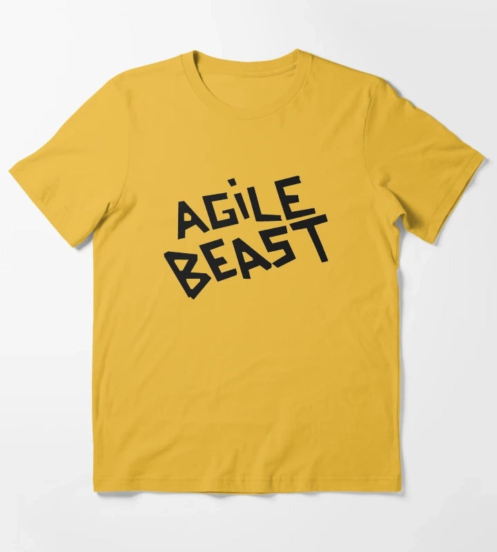 Arctic Monkeys Agile Beast tee T-Shirt Yellow