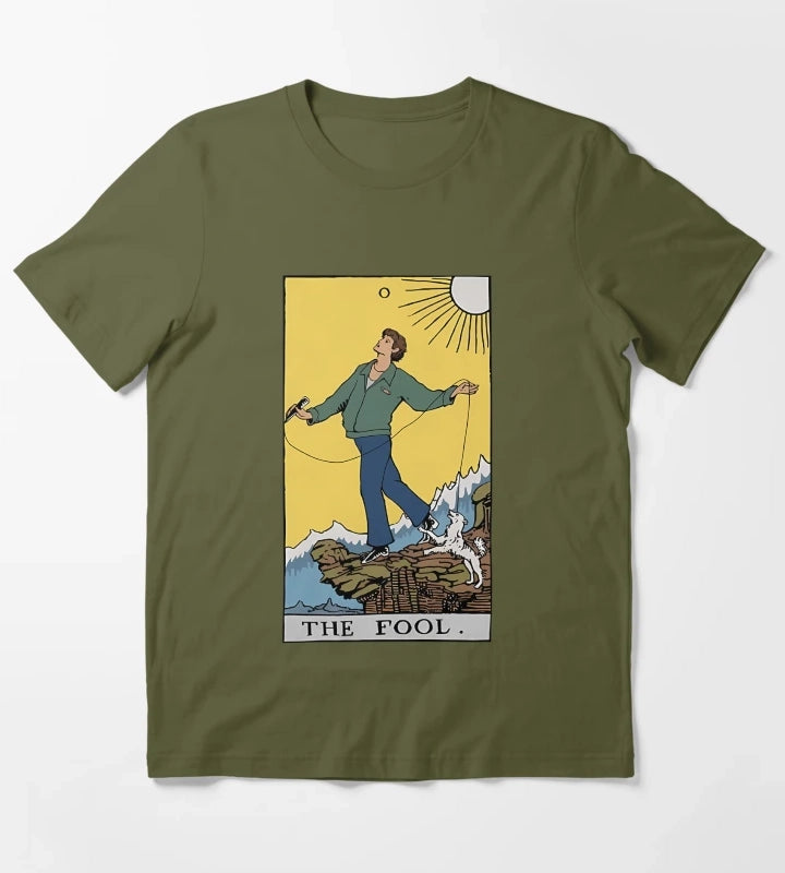 Arctic Monkeys Alex Turner 3 T-Shirt Olive Green