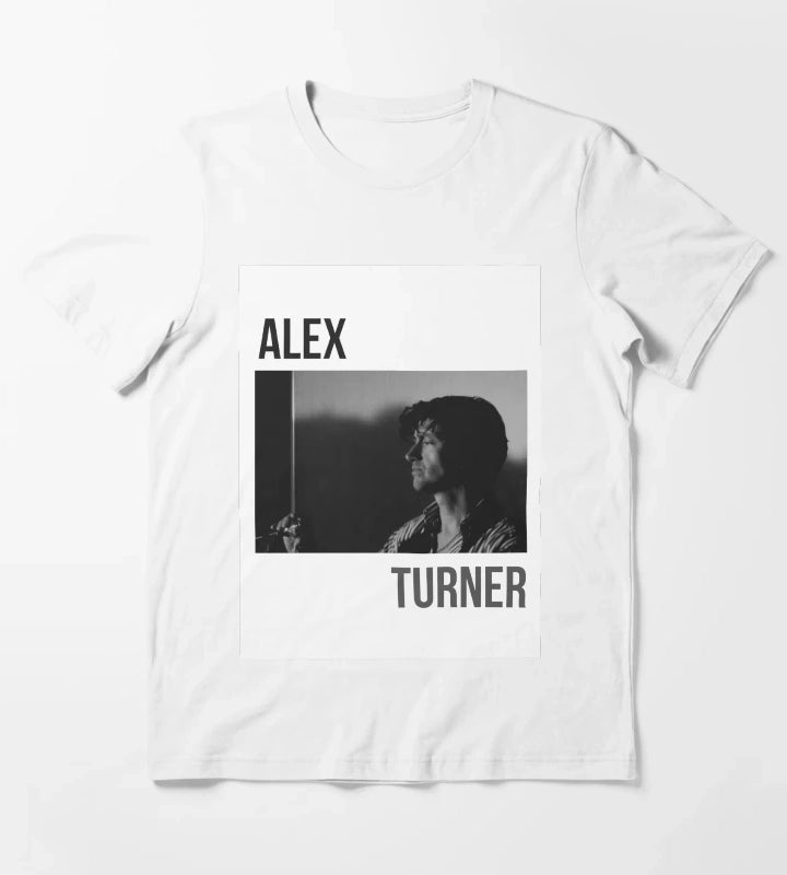 Arctic Monkeys Alex Turner Band art T-Shirt White