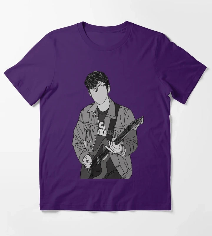 Arctic Monkeys Alex Turner T-Shirt Purple