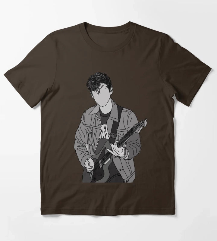 Arctic Monkeys Alex Turner T-Shirt Brown