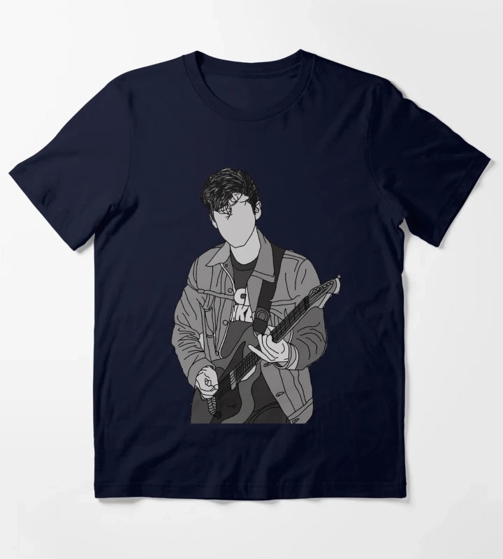 Arctic Monkeys Alex Turner T-Shirt Navy