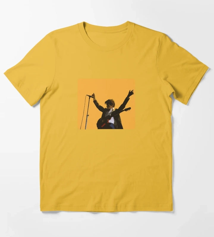 Arctic Monkeys Alex Turner The Car Album Sticker T-Shirt Yellow