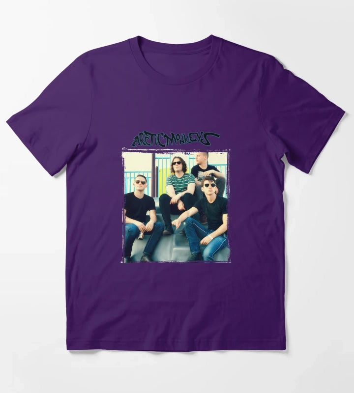 Arctic Monkeys Band 10 T-Shirt Purple