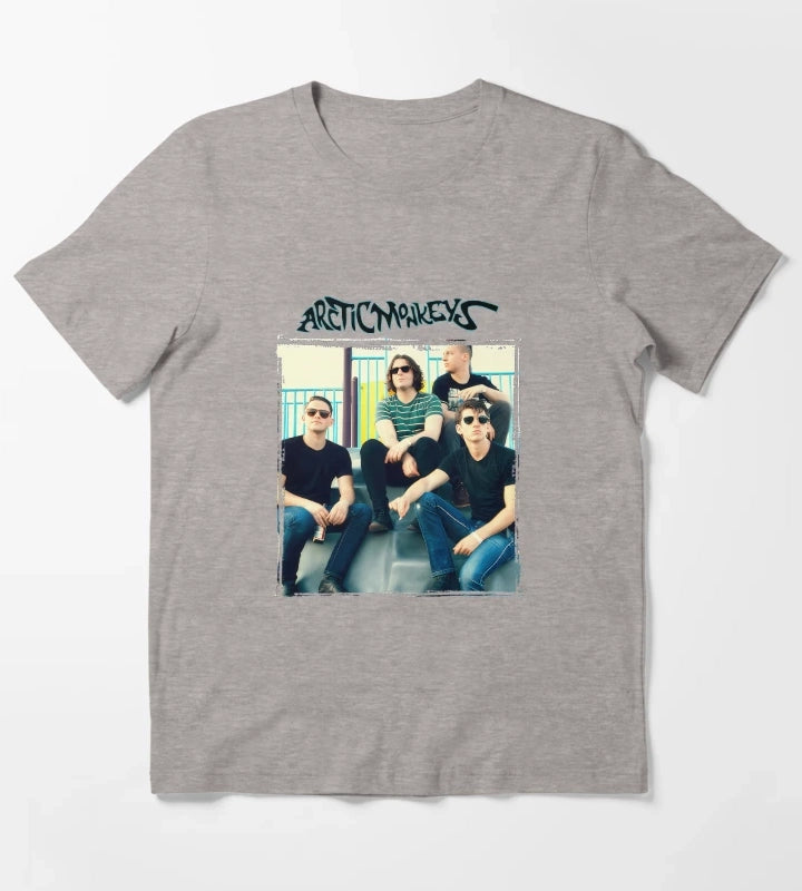 Arctic Monkeys Band 10 T-Shirt Heather Grey