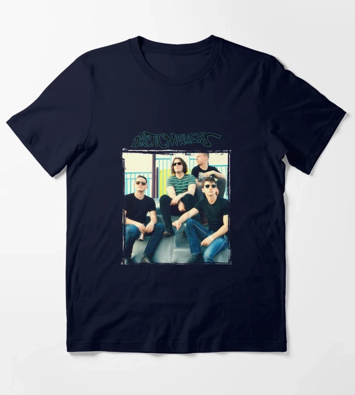 Arctic Monkeys Band 10 T-Shirt Navy