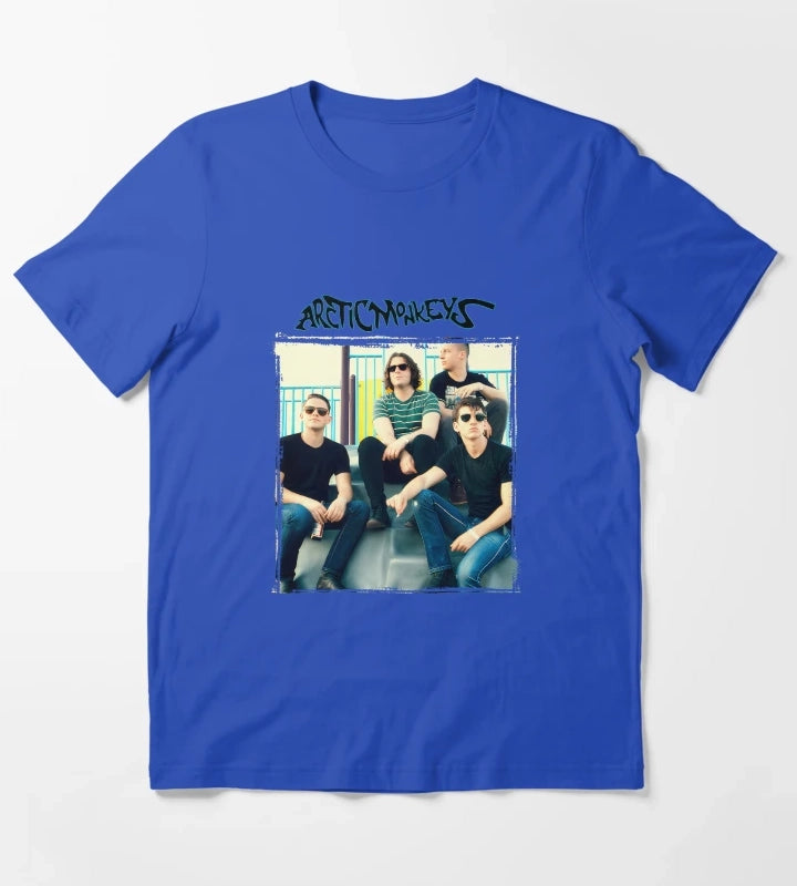 Arctic Monkeys Band 10 T-Shirt Blue