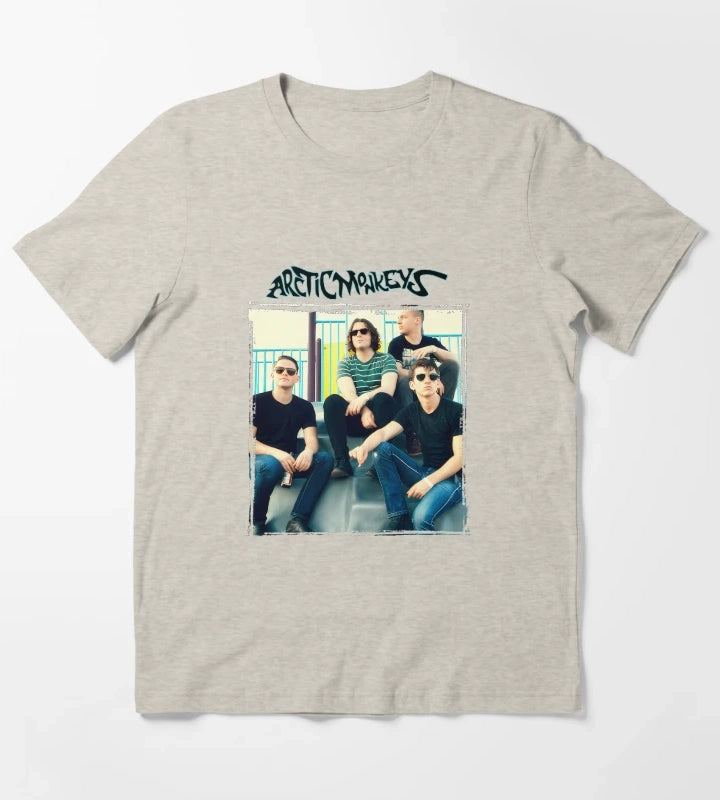 Arctic Monkeys Band 10 T-Shirt Cream