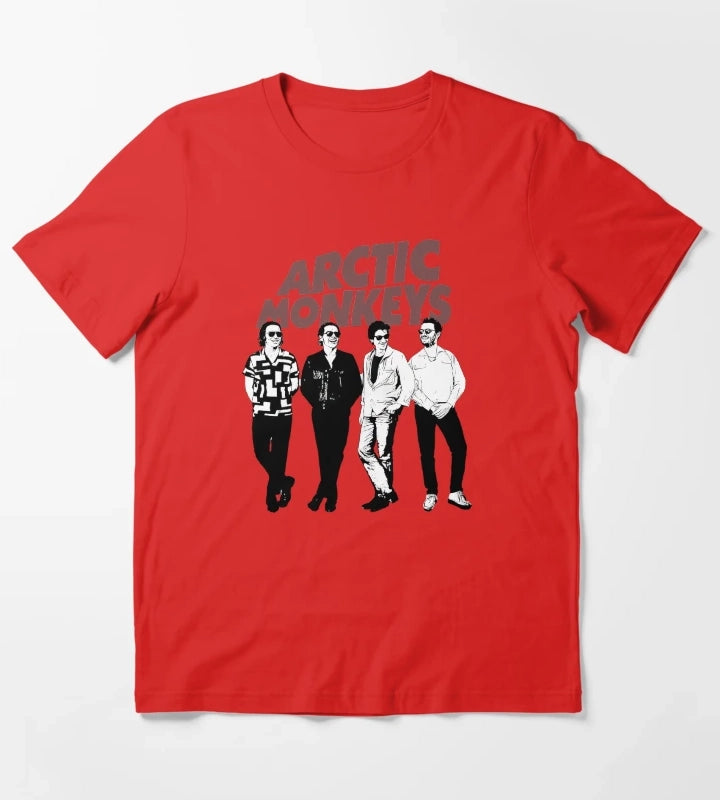 Arctic Monkeys Band 11 T-Shirt Red