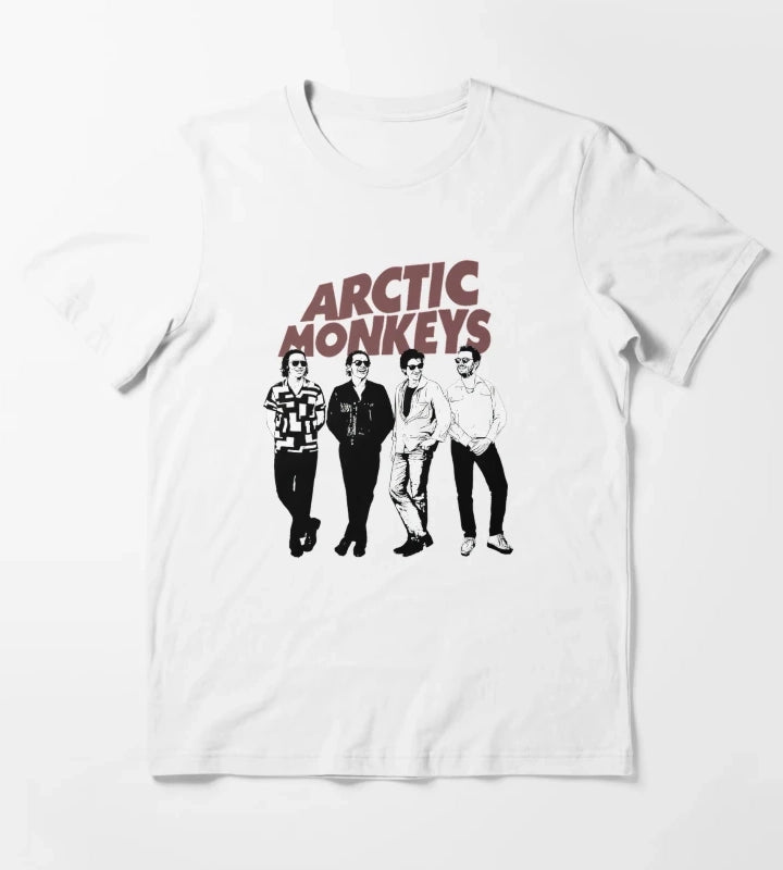 Arctic Monkeys Band 11 T-Shirt White