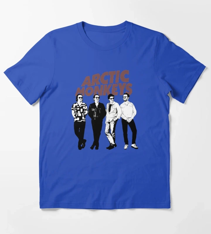 Arctic Monkeys Band 11 T-Shirt Blue