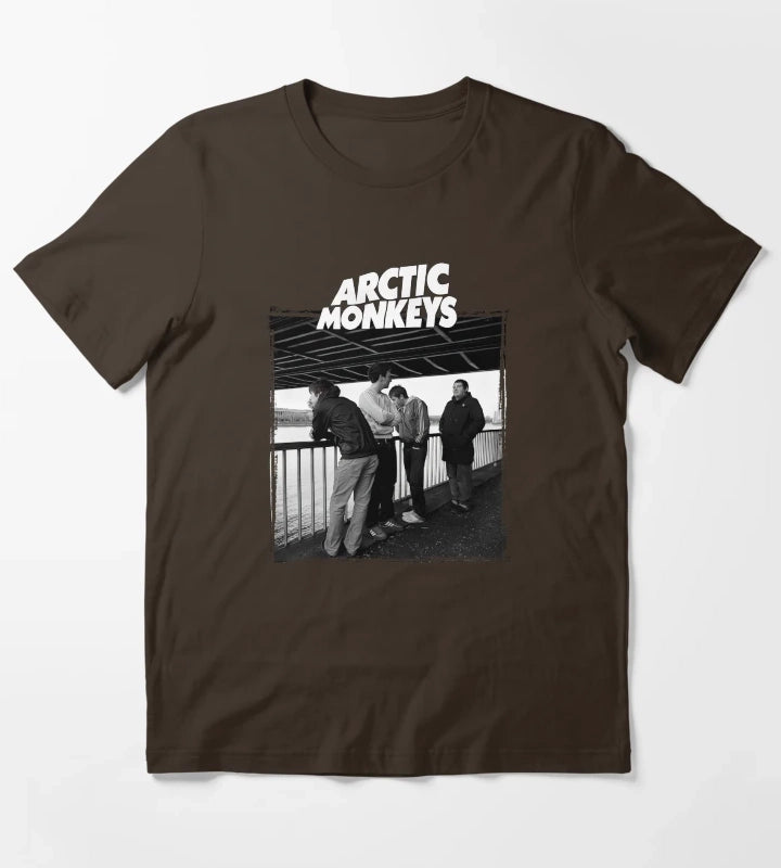 Arctic Monkeys Band 13 T-Shirt Brown