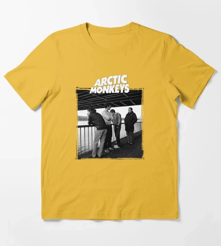 Arctic Monkeys Band 13 T-Shirt Yellow