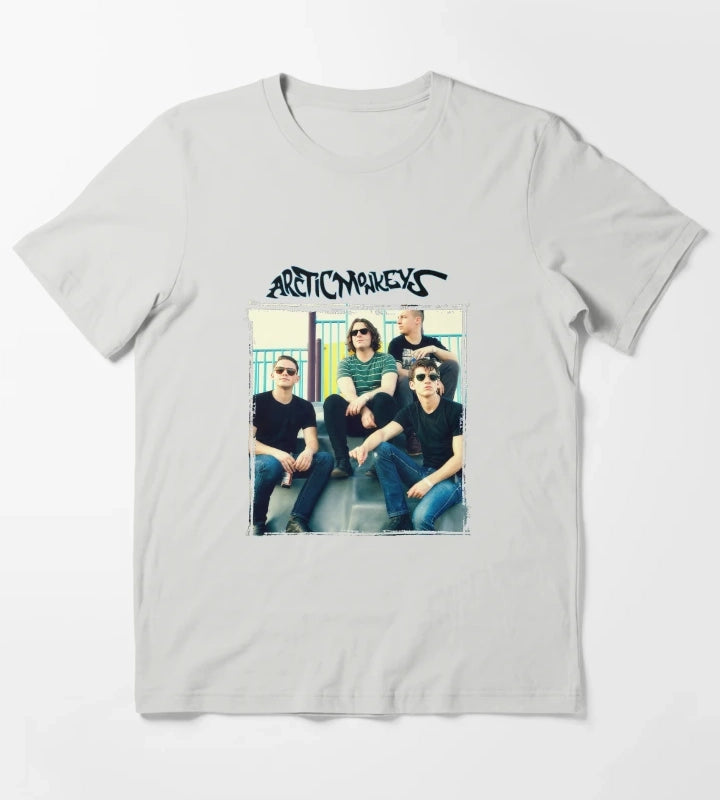 Arctic Monkeys Band 17 T-Shirt Light Grey