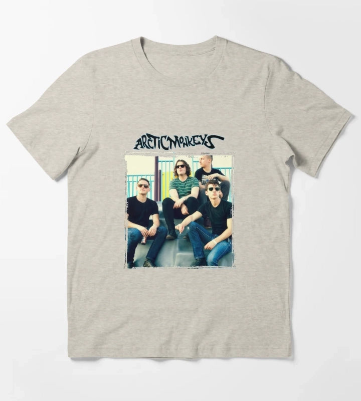 Arctic Monkeys Band 17 T-Shirt Cream