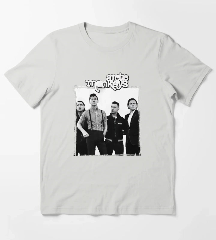 Arctic Monkeys Band 3 T-Shirt Light Grey