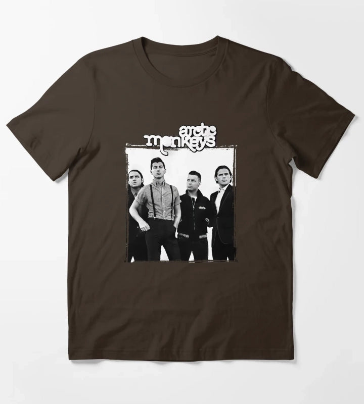Arctic Monkeys Band 3 T-Shirt Brown