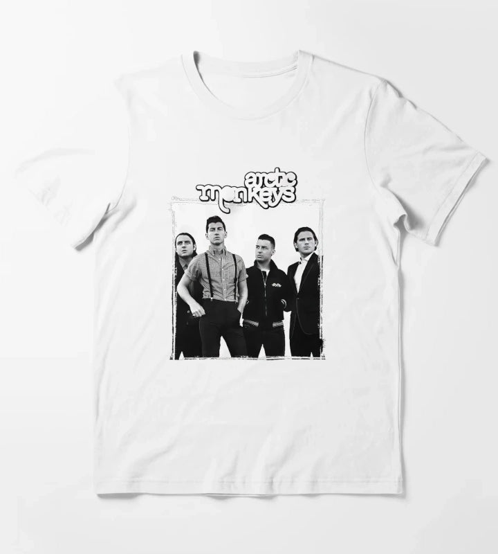 Arctic Monkeys Band 3 T-Shirt White