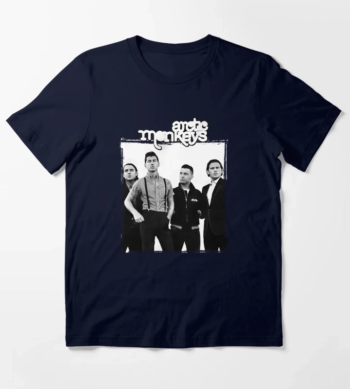 Arctic Monkeys Band 3 T-Shirt Navy