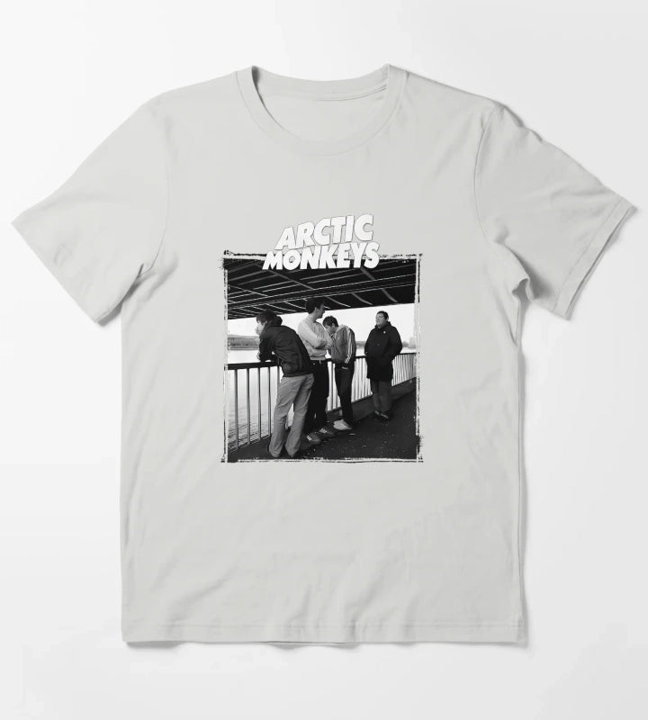 Arctic Monkeys Band 7 T-Shirt Light Grey