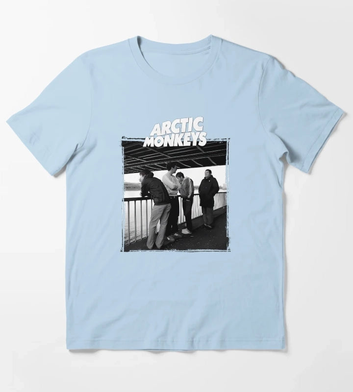 Arctic Monkeys Band 7 T-Shirt Sky Blue