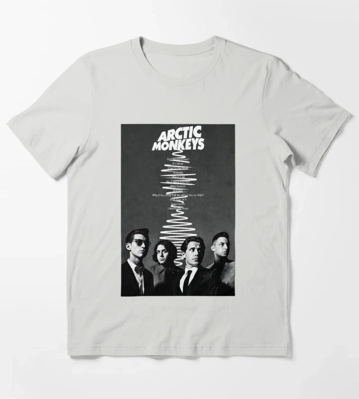 Arctic Monkeys Band Am 16 T-Shirt Light Grey