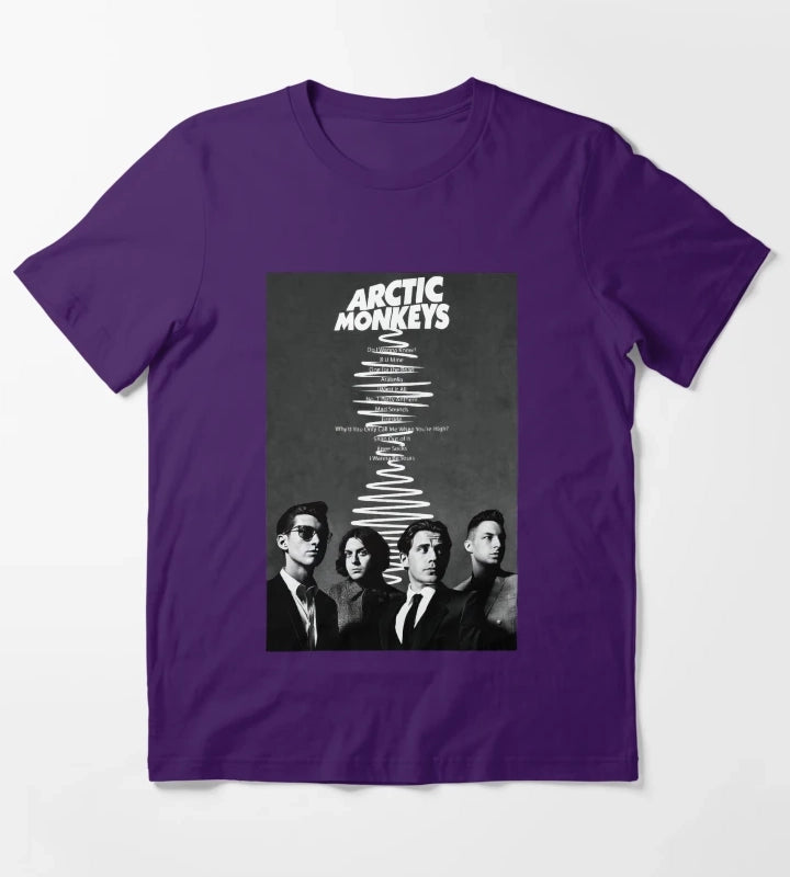 Arctic Monkeys Band Am 16 T-Shirt Purple