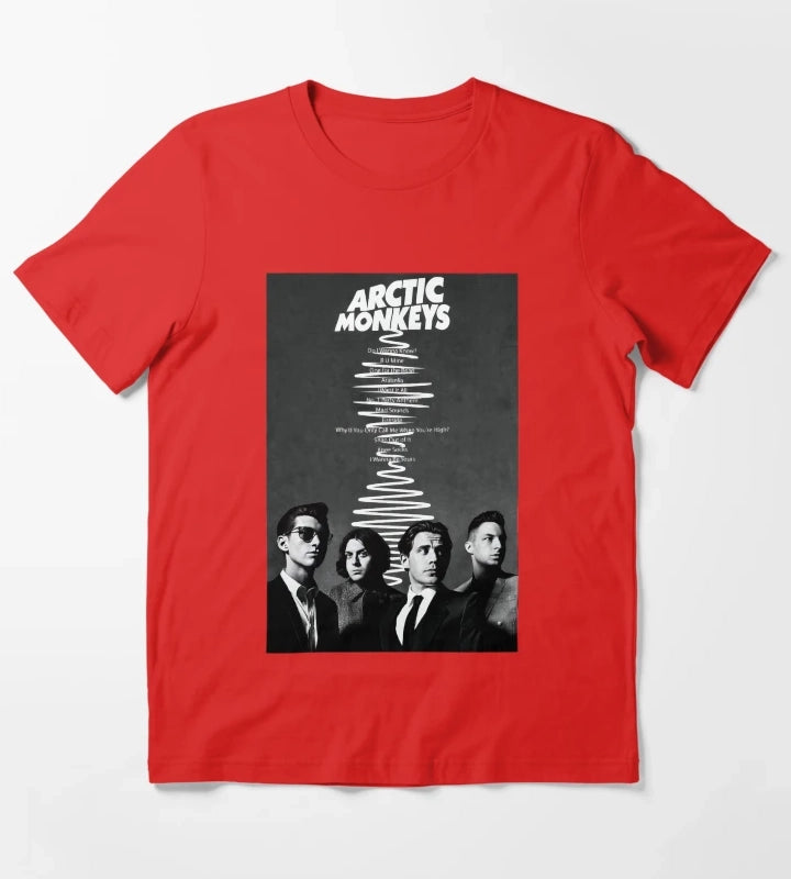 Arctic Monkeys Band Am 16 T-Shirt Red