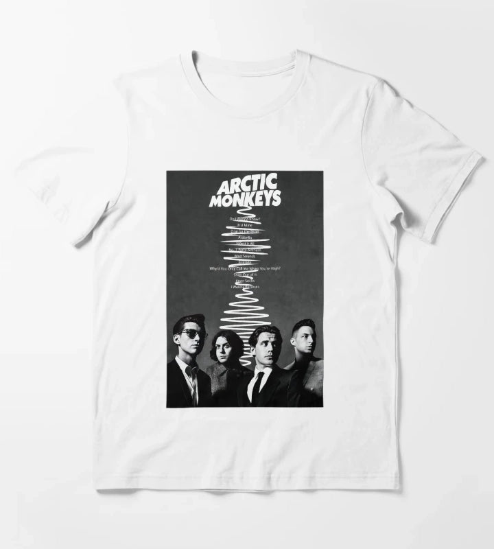 Arctic Monkeys Band Am 16 T-Shirt White