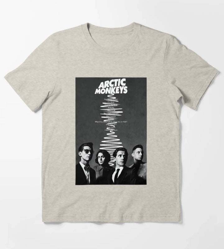 Arctic Monkeys Band Am 16 T-Shirt Cream
