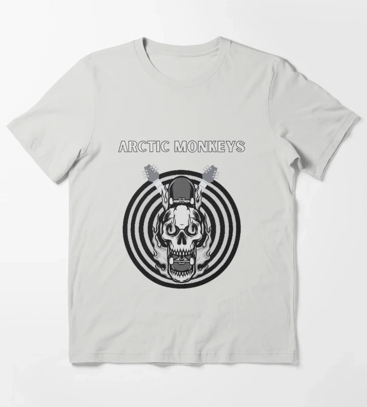 Arctic Monkeys Band T-Shirt Light Grey