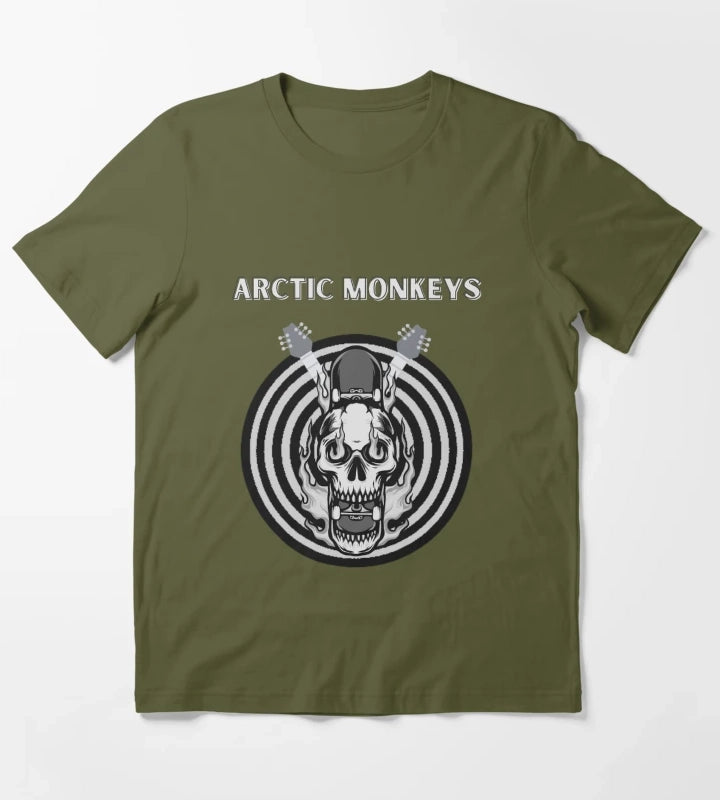 Arctic Monkeys Band T-Shirt Olive Green
