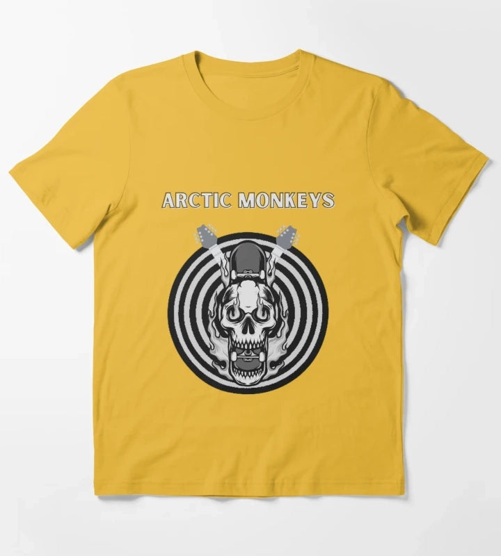 Arctic Monkeys Band T-Shirt Yellow