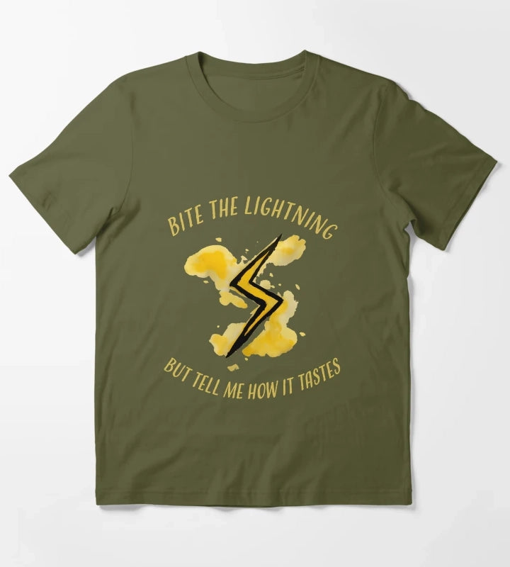 Arctic Monkeys Bite The Lightning T-Shirt Olive Green