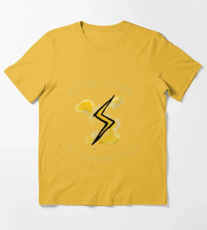 Arctic Monkeys Bite The Lightning T-Shirt Yellow