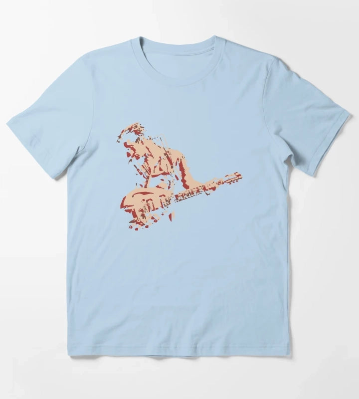 Arctic Monkeys Concert No Logo T-Shirt Sky Blue