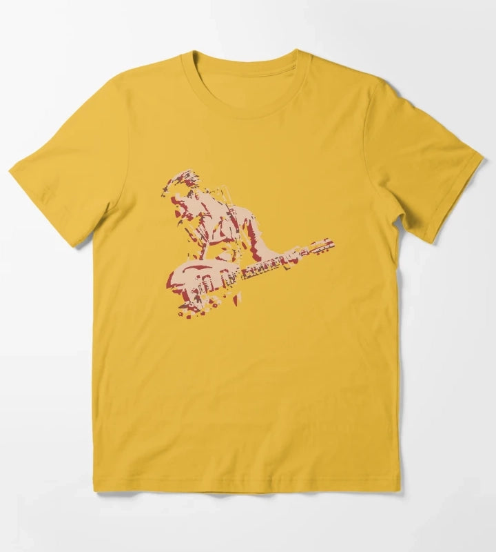 Arctic Monkeys Concert No Logo T-Shirt Yellow