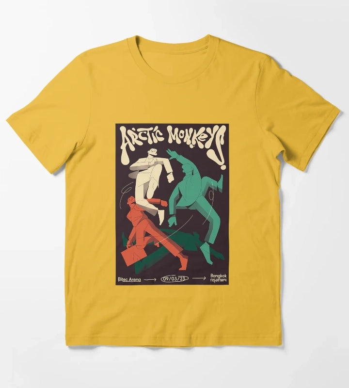 Arctic Monkeys Concert T-Shirt Yellow