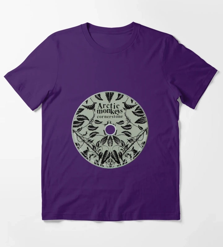 Arctic Monkeys Cornerstone Cd T-Shirt Purple