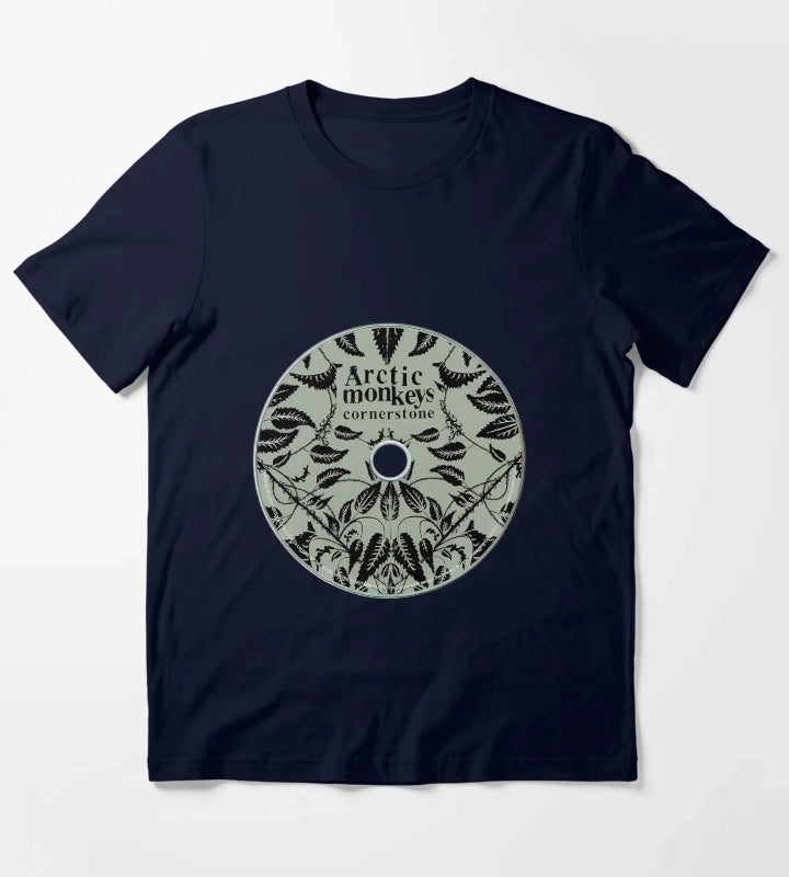 Arctic Monkeys Cornerstone Cd T-Shirt Navy