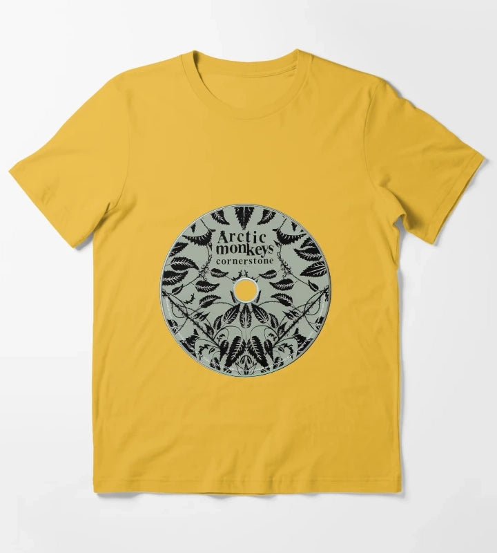 Arctic Monkeys Cornerstone Cd T-Shirt Yellow